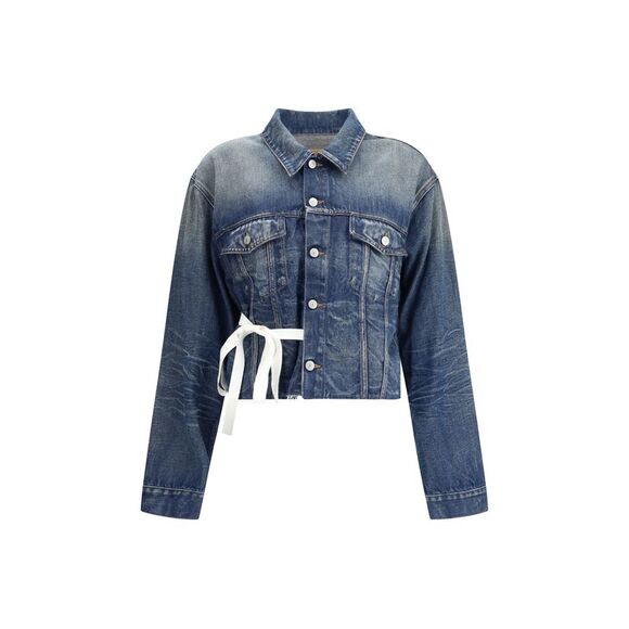 MM6 Jackets & Blazers - Mm6 Women Denim Jacket
